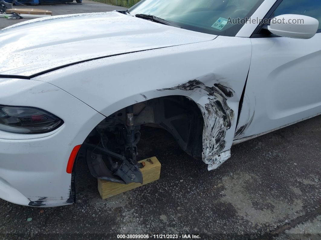 2017 Dodge Charger Sxt Rwd White vin: 2C3CDXHGXHH643138