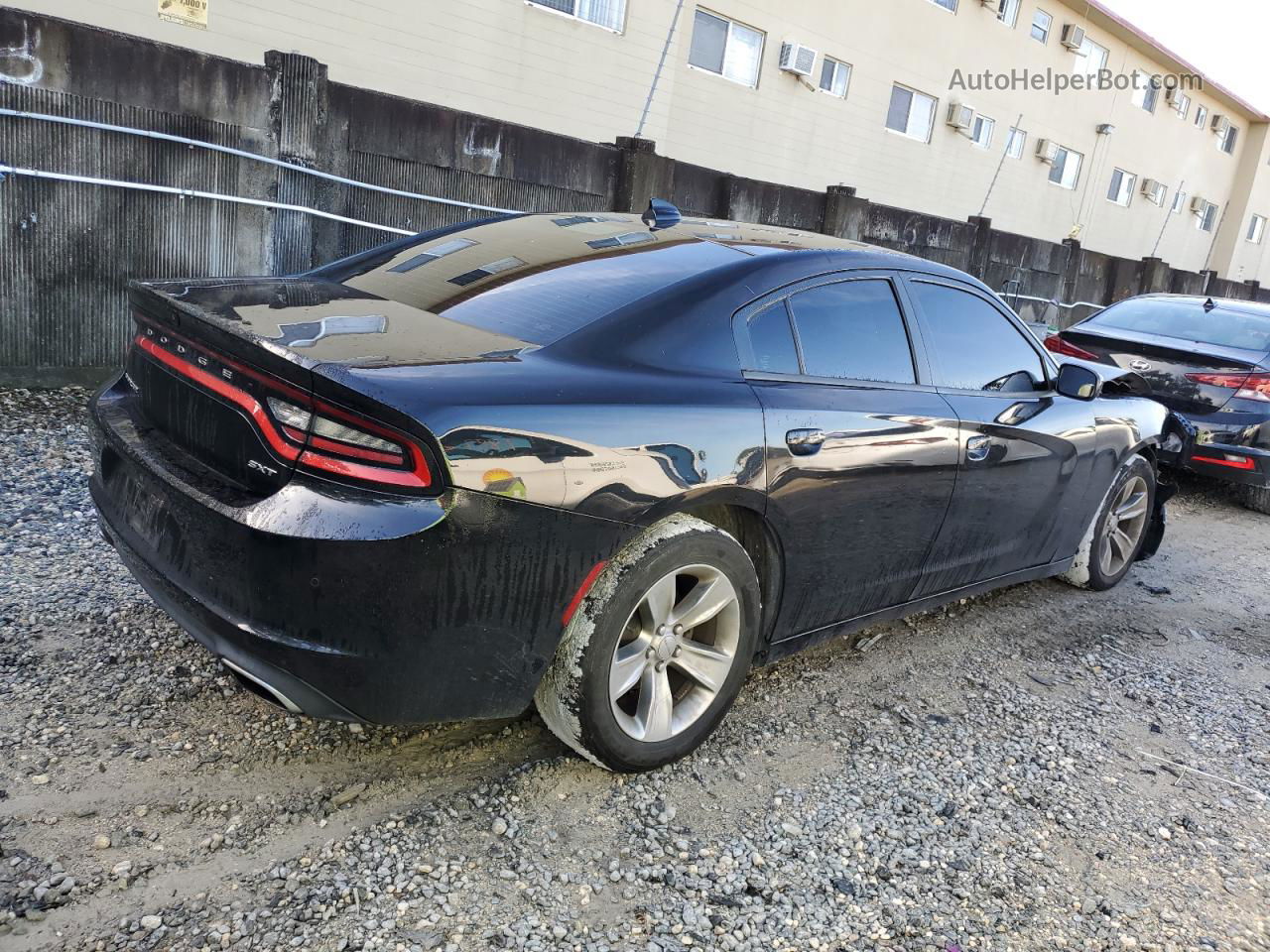 2018 Dodge Charger Sxt Plus Черный vin: 2C3CDXHGXJH143650