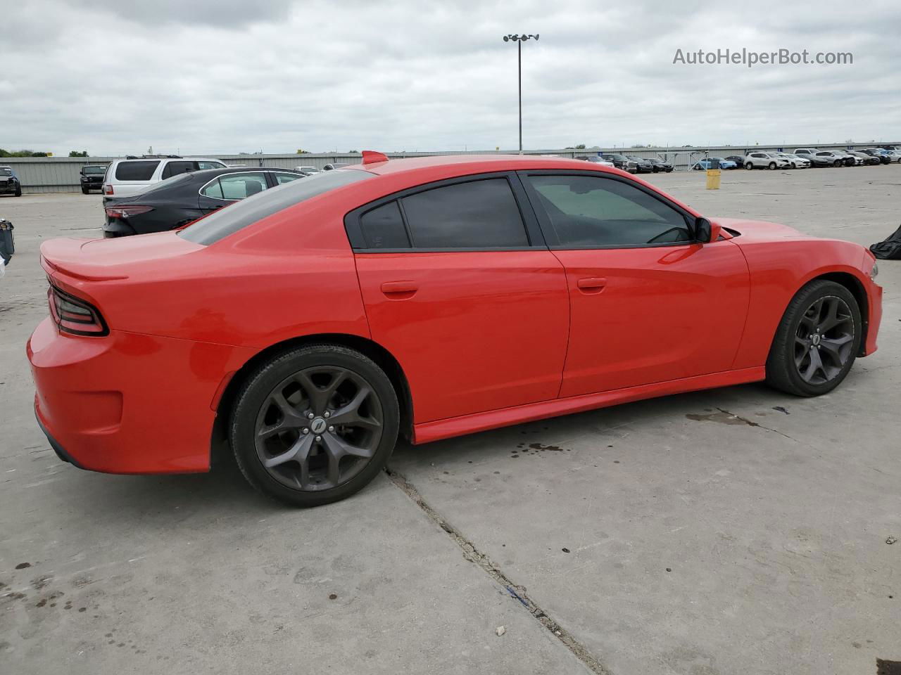 2018 Dodge Charger Sxt Plus Red vin: 2C3CDXHGXJH234076