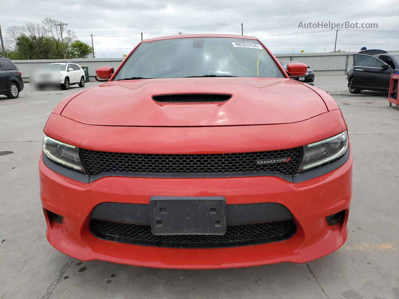 2018 Dodge Charger Sxt Plus Red vin: 2C3CDXHGXJH234076