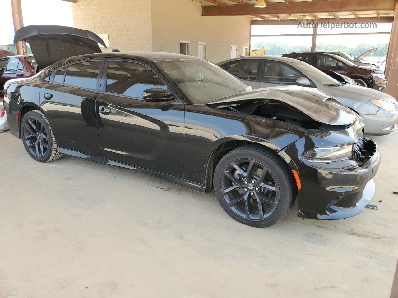 2021 Dodge Charger Gt Black vin: 2C3CDXHGXMH603703