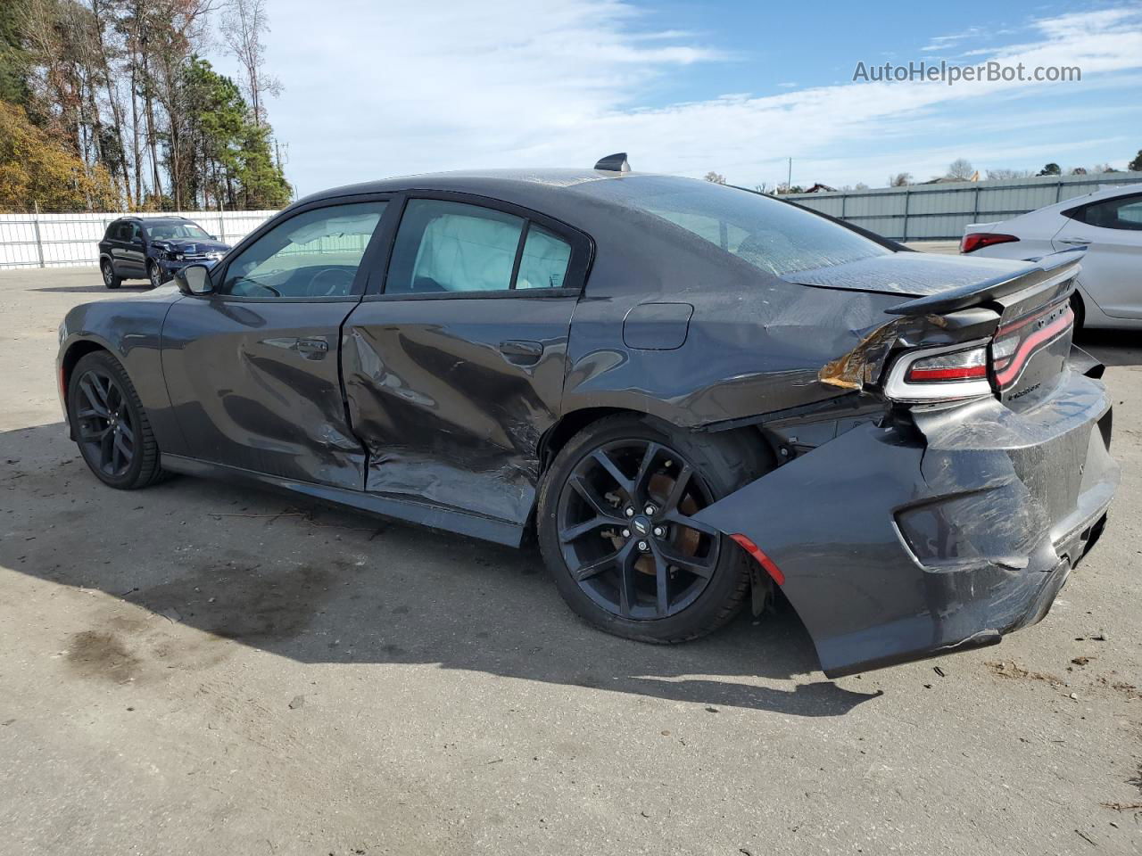 2021 Dodge Charger Gt Charcoal vin: 2C3CDXHGXMH643750