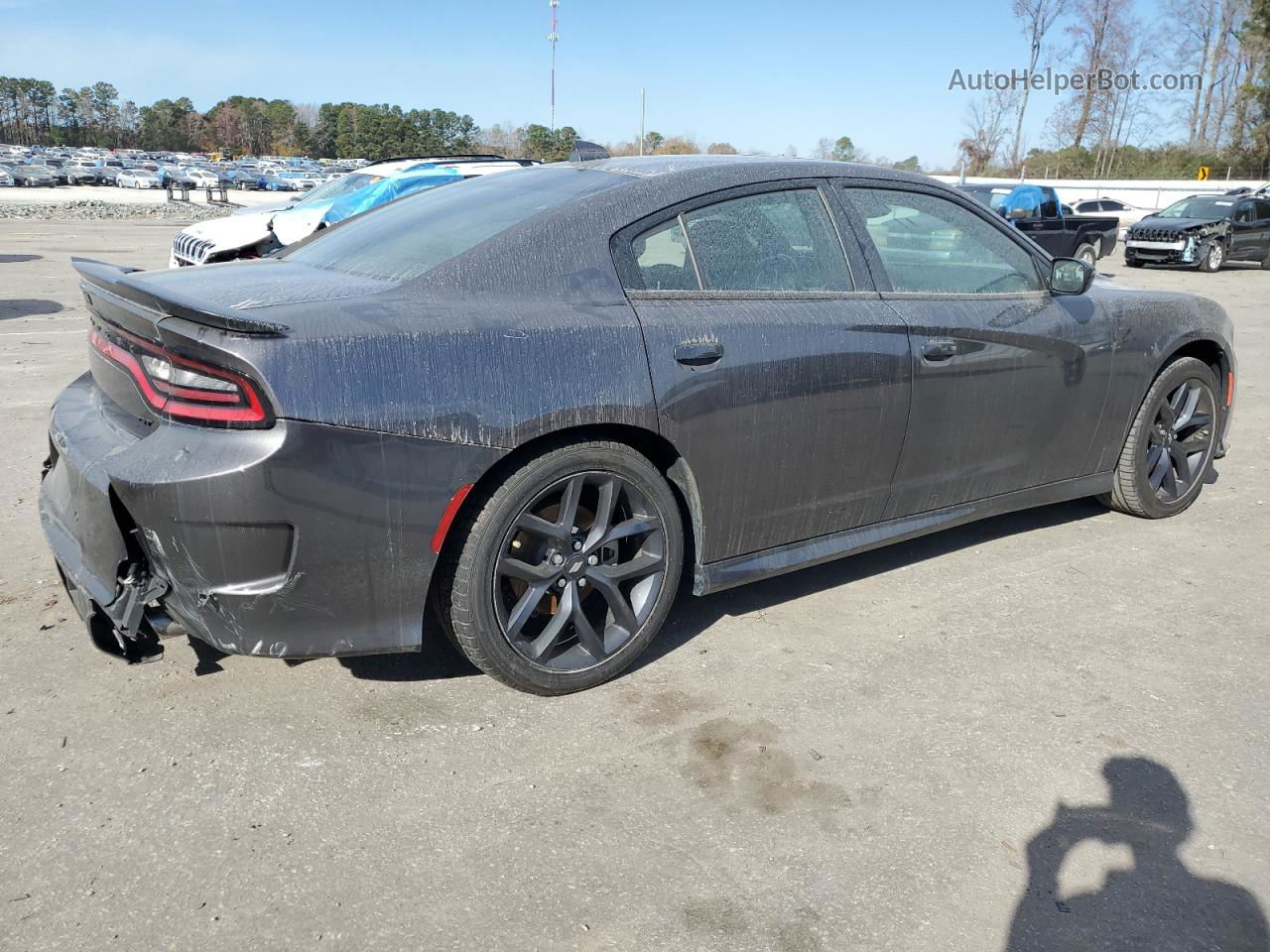 2021 Dodge Charger Gt Угольный vin: 2C3CDXHGXMH643750