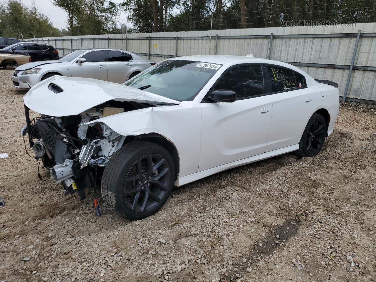 2021 Dodge Charger Gt Белый vin: 2C3CDXHGXMH669474