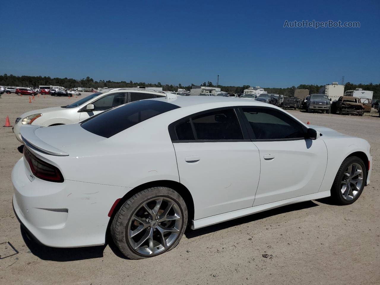 2021 Dodge Charger Gt Белый vin: 2C3CDXHGXMH679051