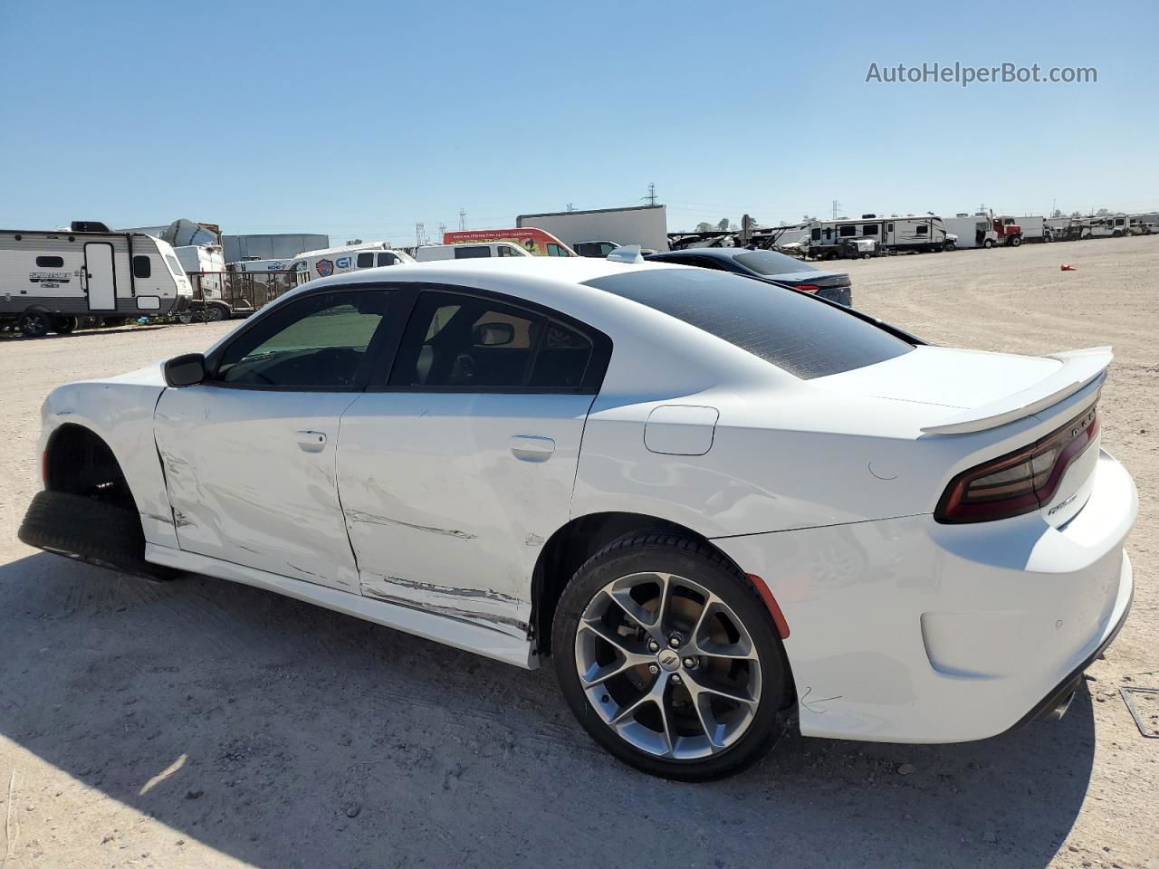 2021 Dodge Charger Gt White vin: 2C3CDXHGXMH679051