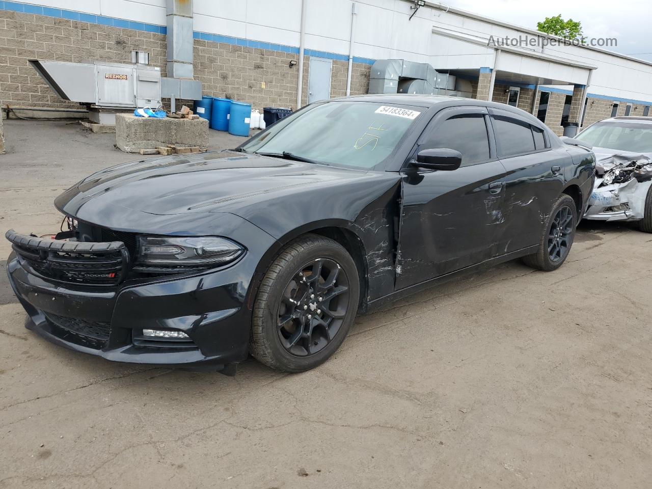 2016 Dodge Charger Sxt Black vin: 2C3CDXJG0GH130229