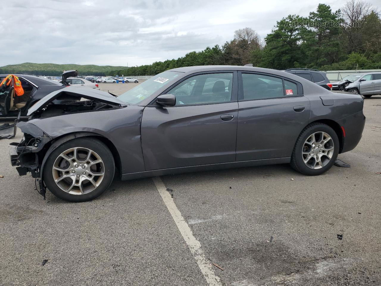 2016 Dodge Charger Sxt Black vin: 2C3CDXJG0GH188907