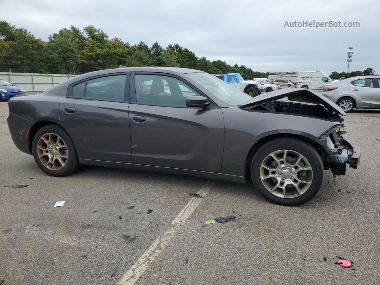 2016 Dodge Charger Sxt Black vin: 2C3CDXJG0GH188907