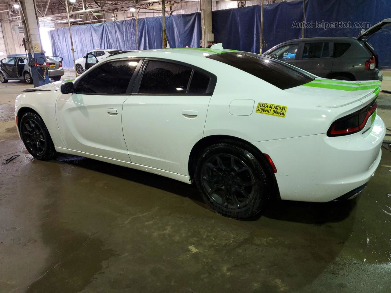 2016 Dodge Charger Sxt White vin: 2C3CDXJG0GH242853