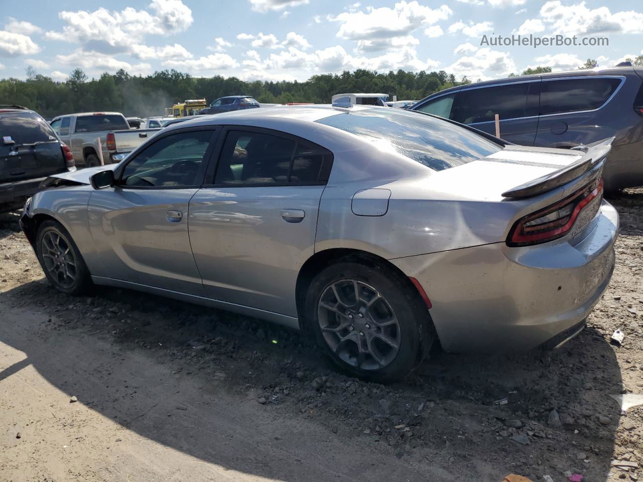 2016 Dodge Charger Sxt Silver vin: 2C3CDXJG0GH247924