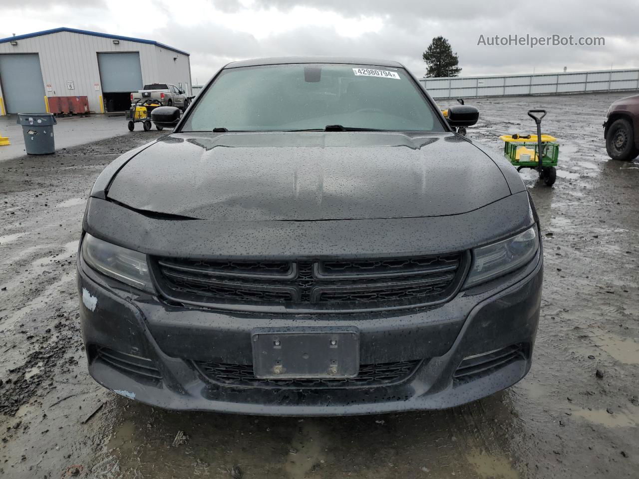 2016 Dodge Charger Sxt Black vin: 2C3CDXJG0GH286500