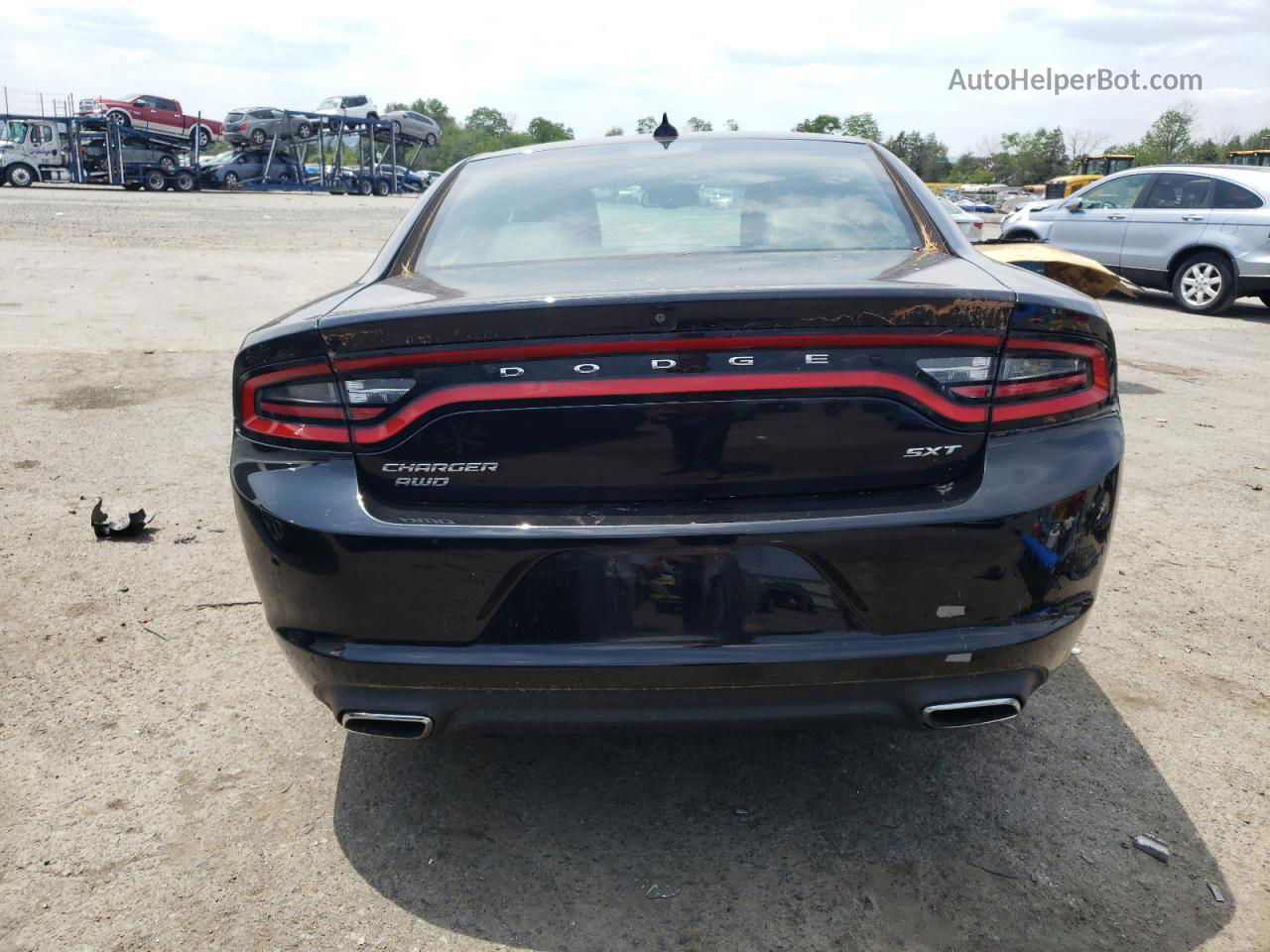 2016 Dodge Charger Sxt Черный vin: 2C3CDXJG0GH313257