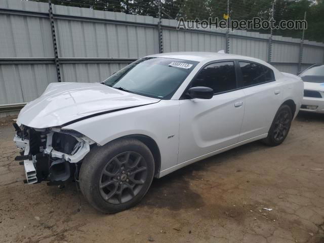 2018 Dodge Charger Gt White vin: 2C3CDXJG0JH121649