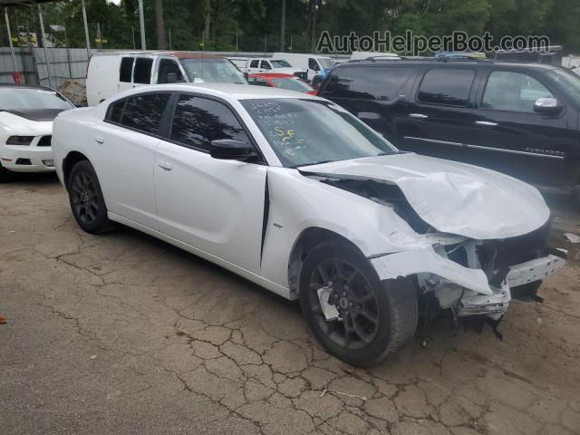 2018 Dodge Charger Gt White vin: 2C3CDXJG0JH121649