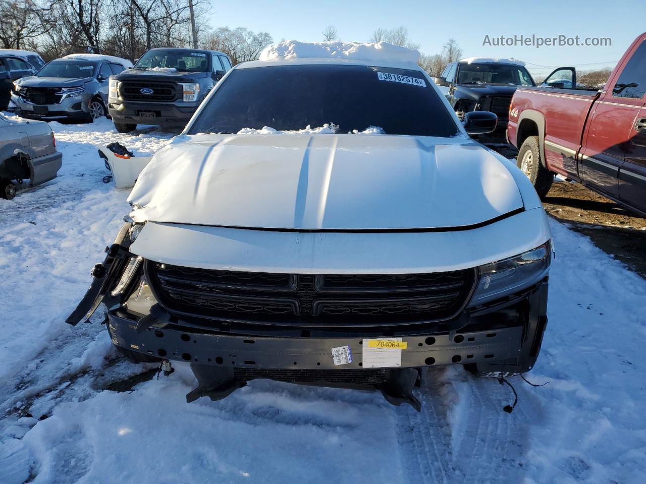 2018 Dodge Charger Gt Белый vin: 2C3CDXJG0JH158796