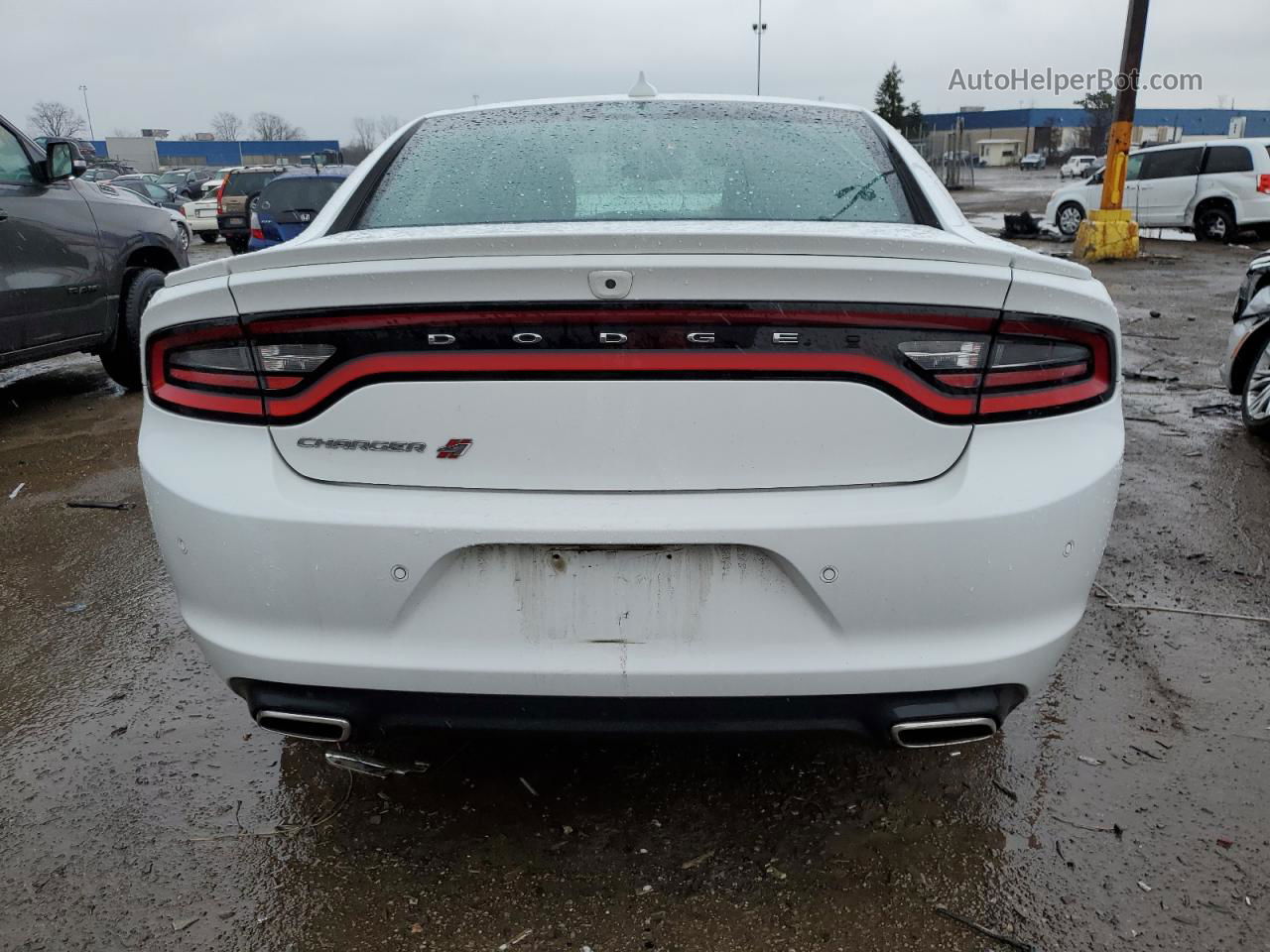 2018 Dodge Charger Gt White vin: 2C3CDXJG0JH330583