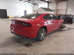 2016 Dodge Charger Sxt Red vin: 2C3CDXJG1GH160937