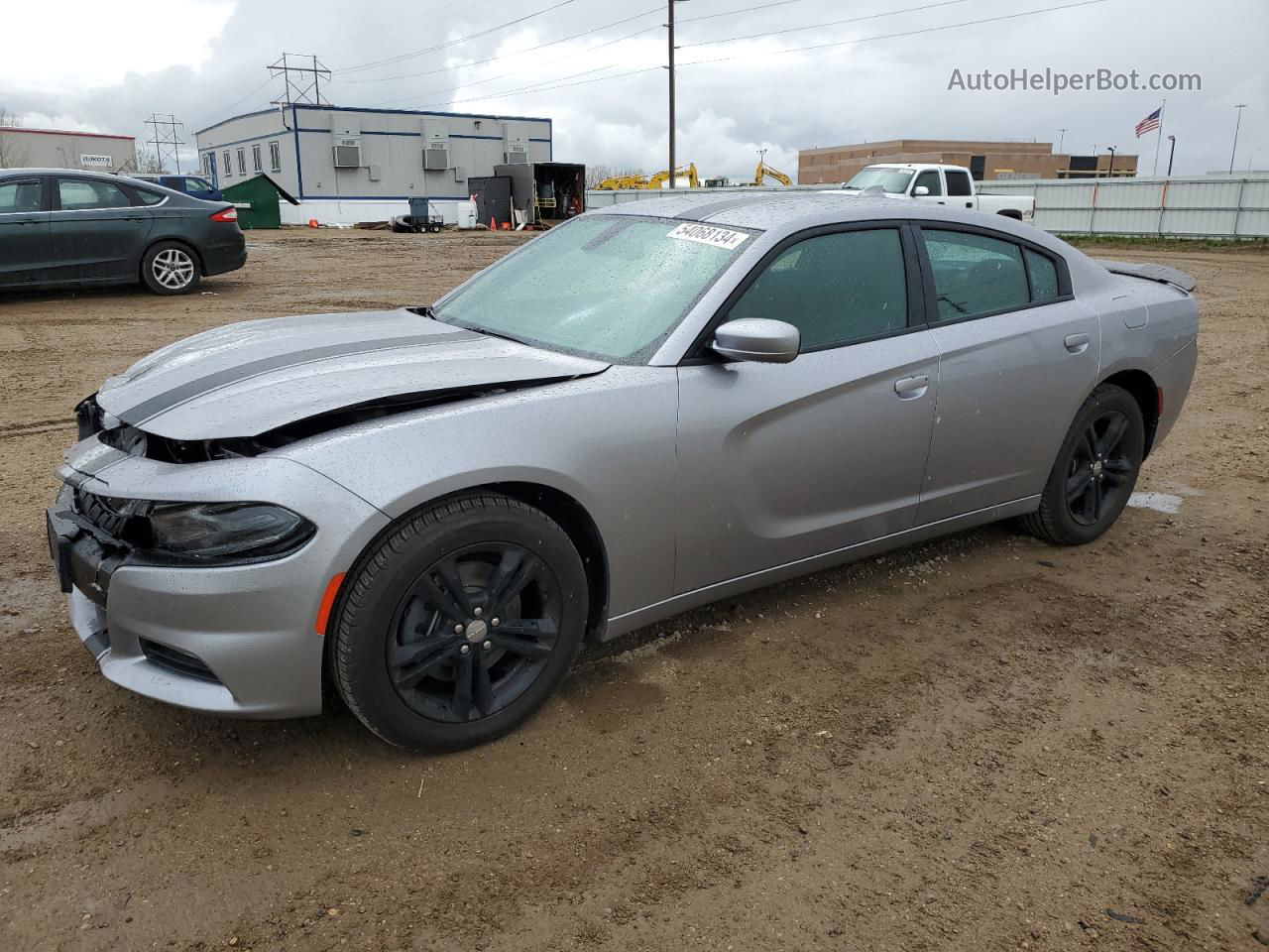 2016 Dodge Charger Sxt Silver vin: 2C3CDXJG1GH282021