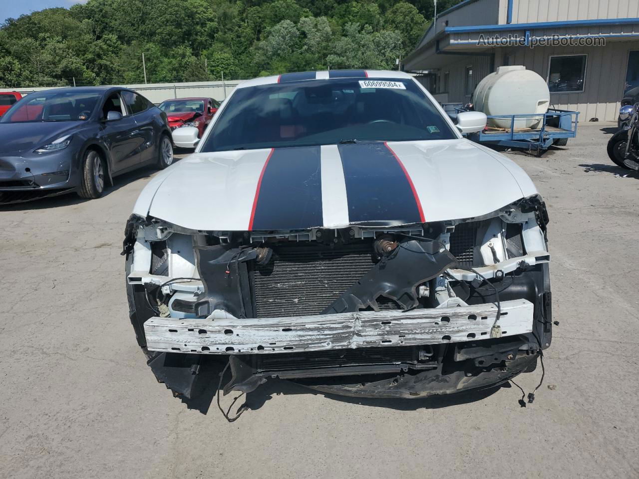 2016 Dodge Charger Sxt White vin: 2C3CDXJG1GH333677