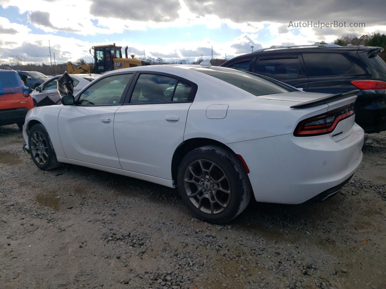 2017 Dodge Charger Sxt White vin: 2C3CDXJG1HH584409