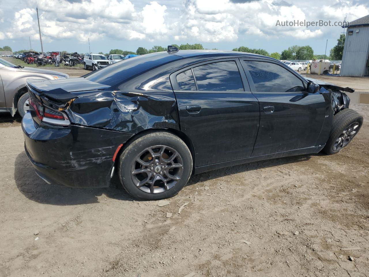 2018 Dodge Charger Gt Black vin: 2C3CDXJG1JH174618