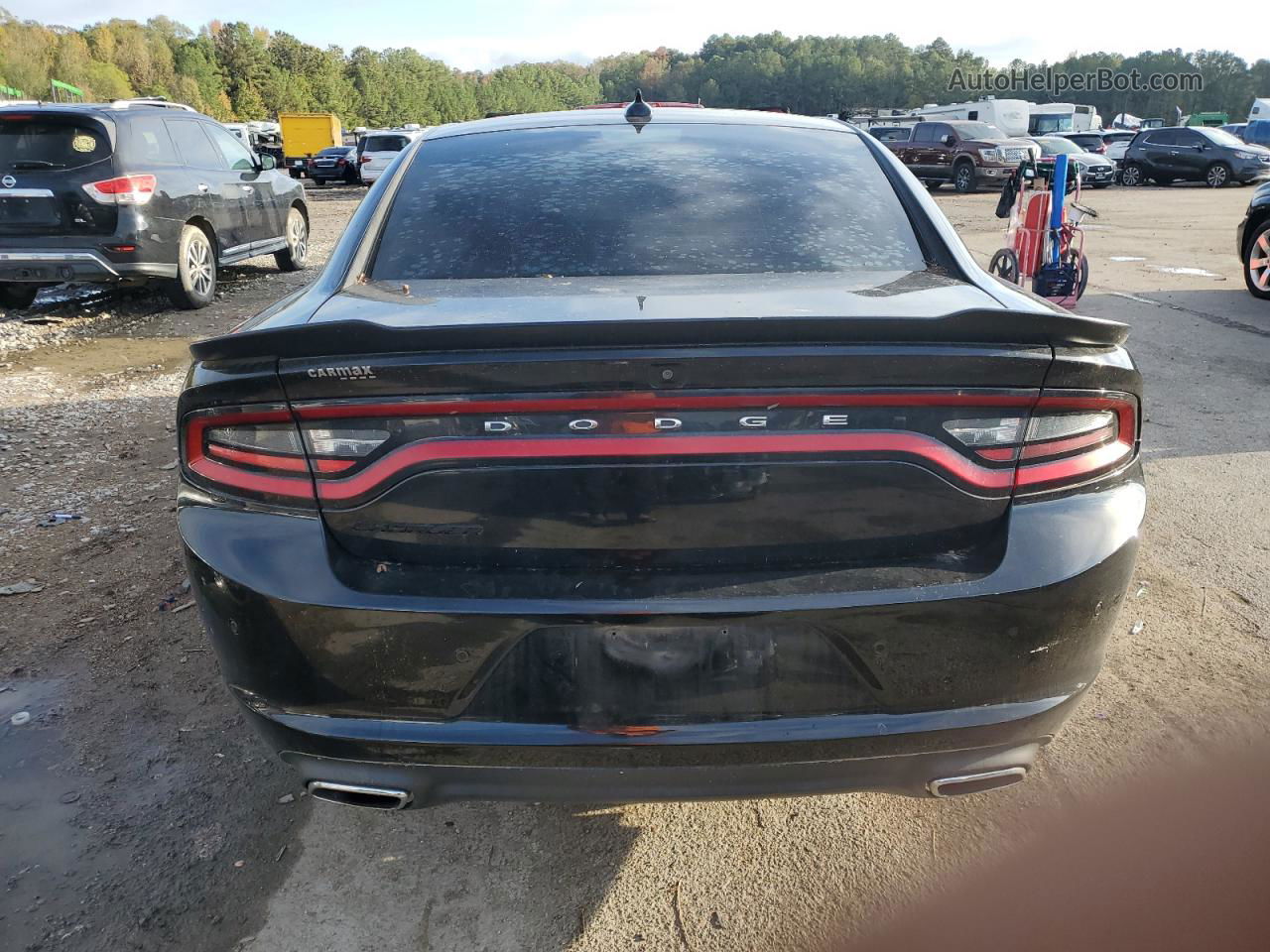 2018 Dodge Charger Gt Black vin: 2C3CDXJG1JH285377