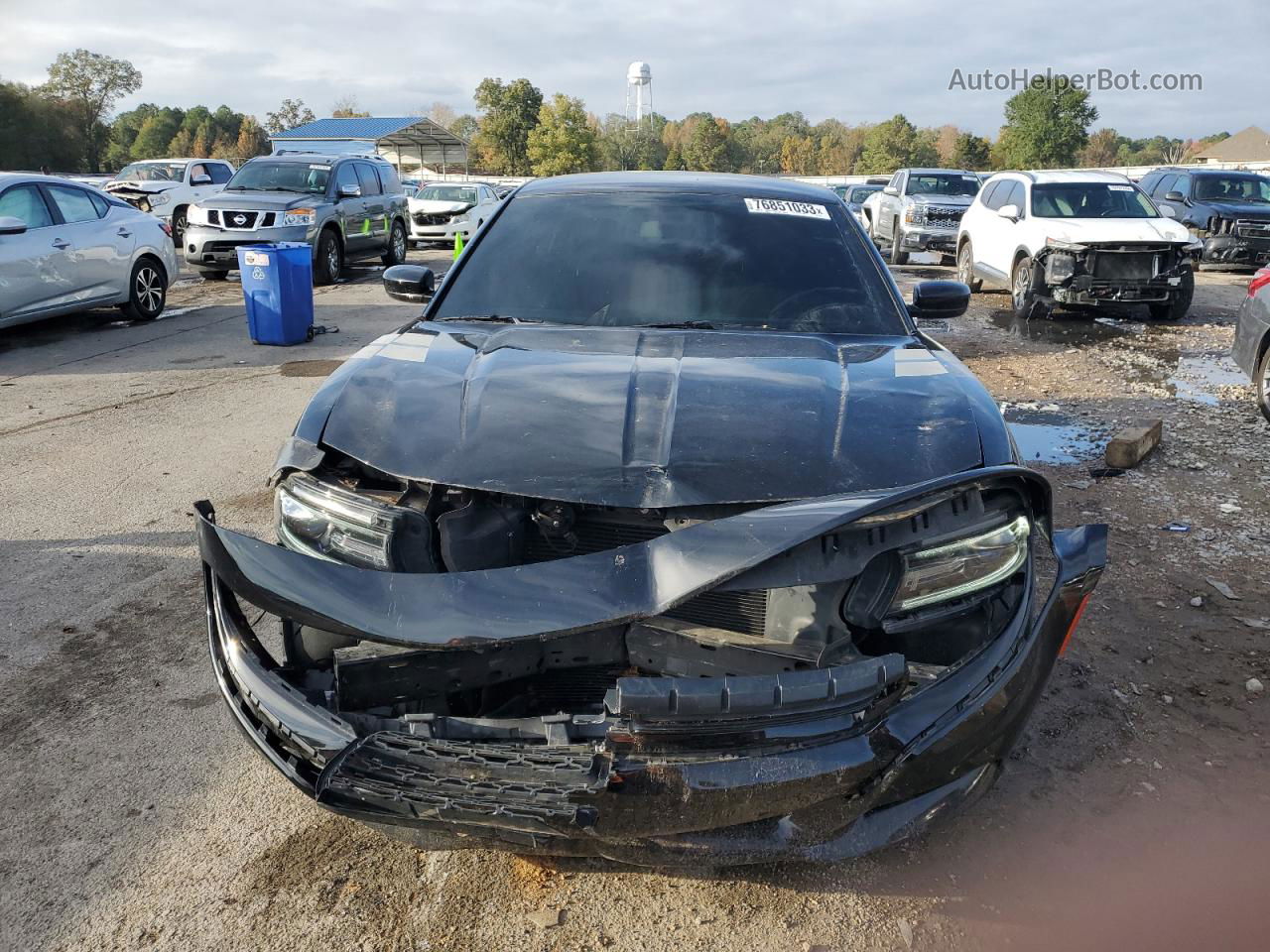 2018 Dodge Charger Gt Black vin: 2C3CDXJG1JH285377