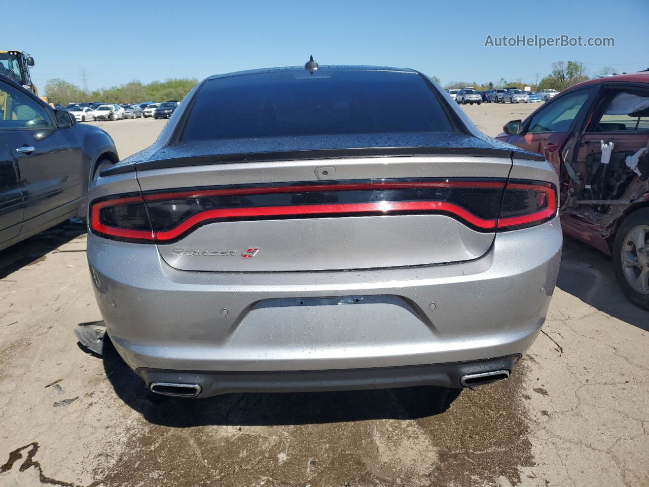 2018 Dodge Charger Gt Silver vin: 2C3CDXJG1JH292507