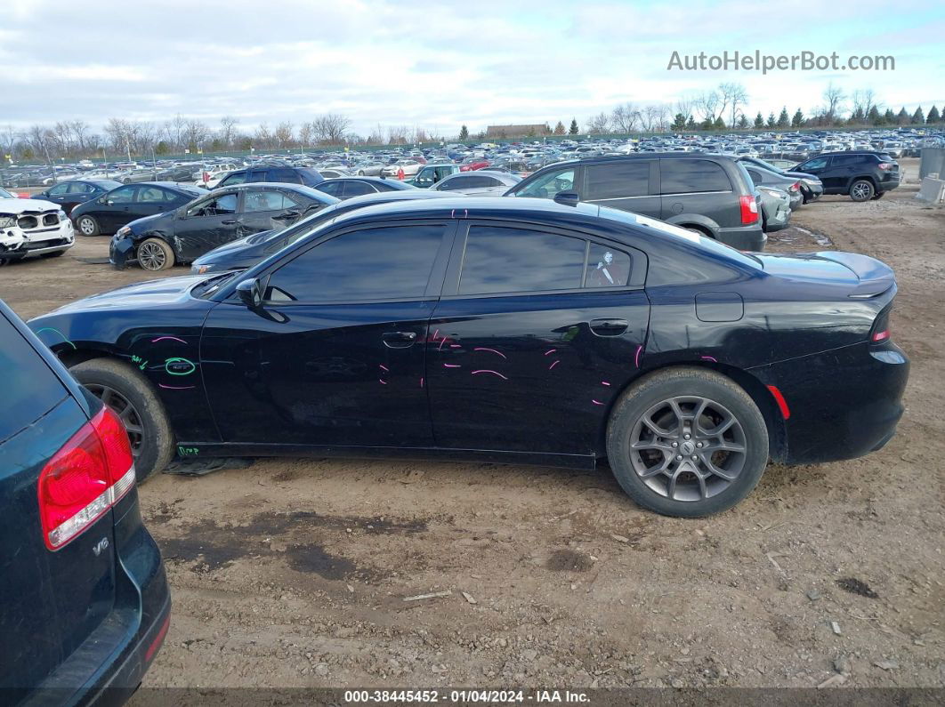 2018 Dodge Charger Gt Awd Black vin: 2C3CDXJG1JH330575