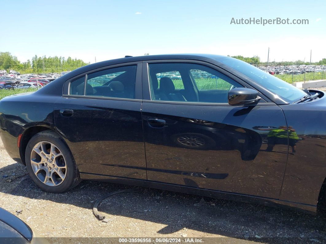 2016 Dodge Charger Sxt Black vin: 2C3CDXJG2GH259721