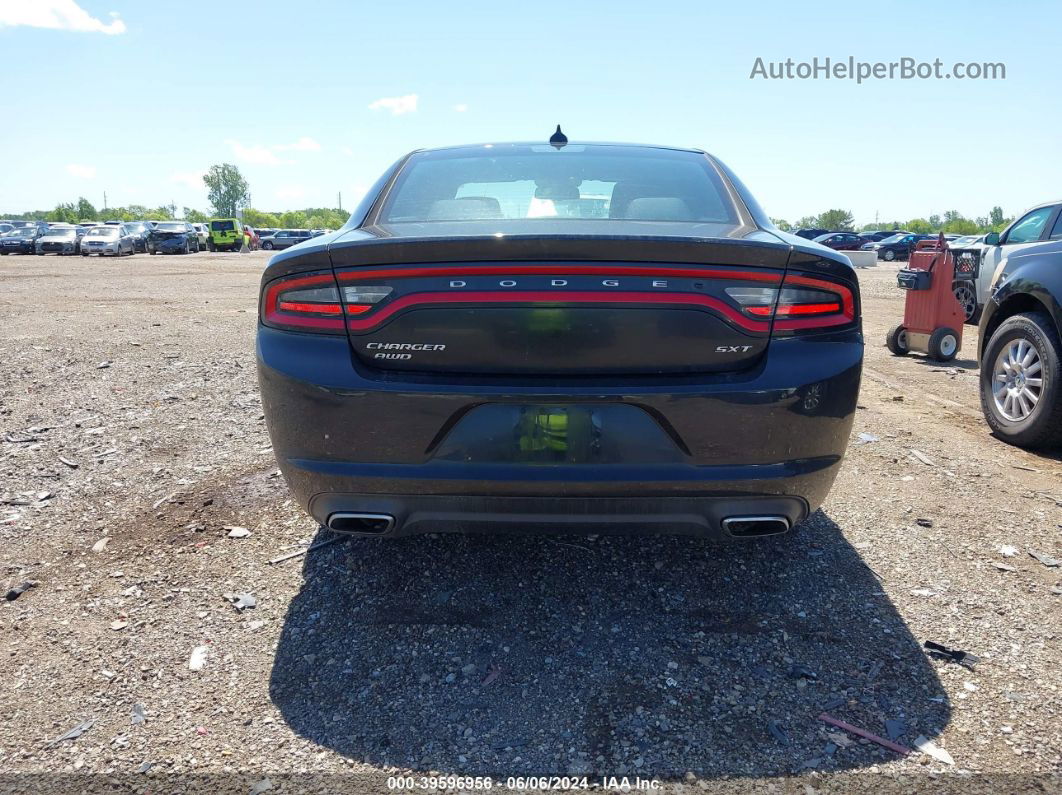 2016 Dodge Charger Sxt Black vin: 2C3CDXJG2GH259721