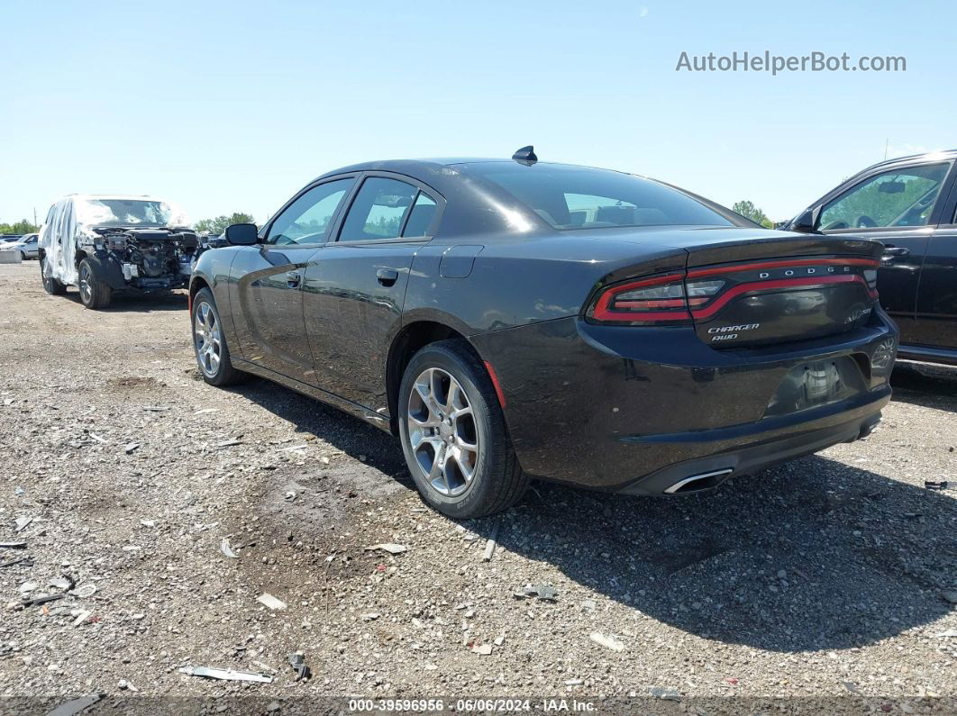 2016 Dodge Charger Sxt Black vin: 2C3CDXJG2GH259721