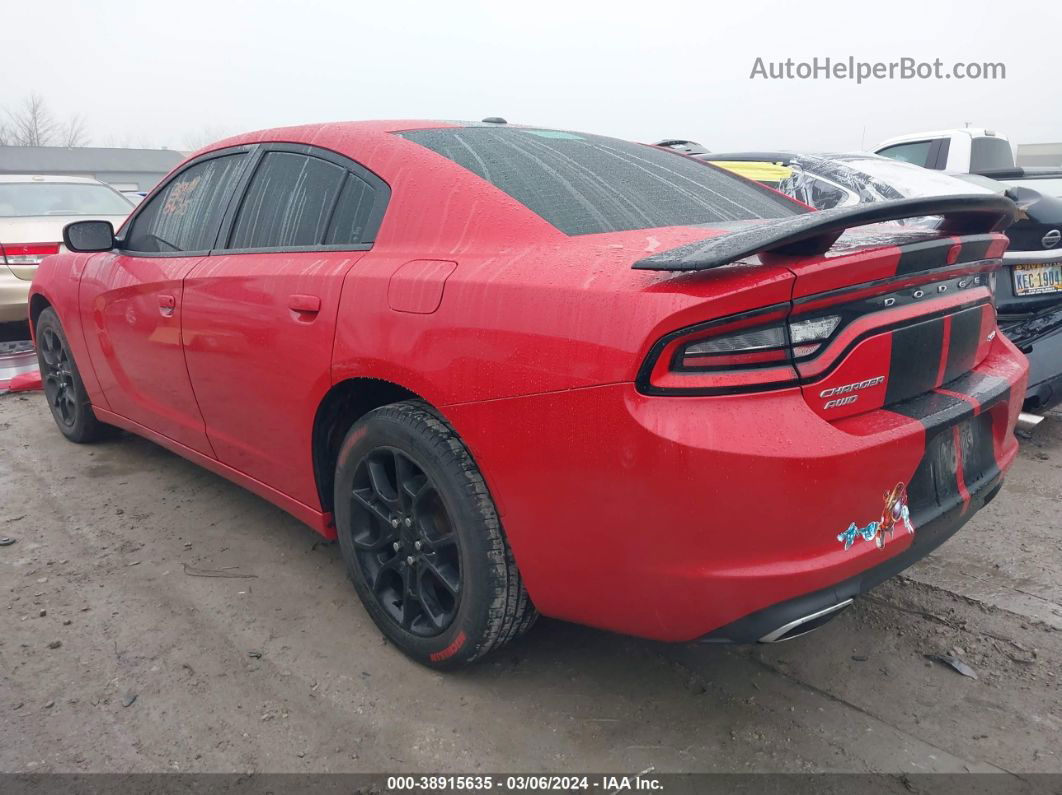 2016 Dodge Charger Sxt Красный vin: 2C3CDXJG2GH259945