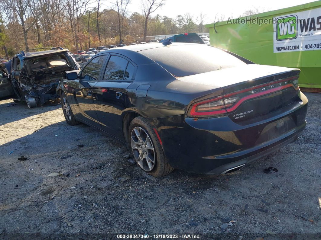 2016 Dodge Charger Sxt Черный vin: 2C3CDXJG2GH310814