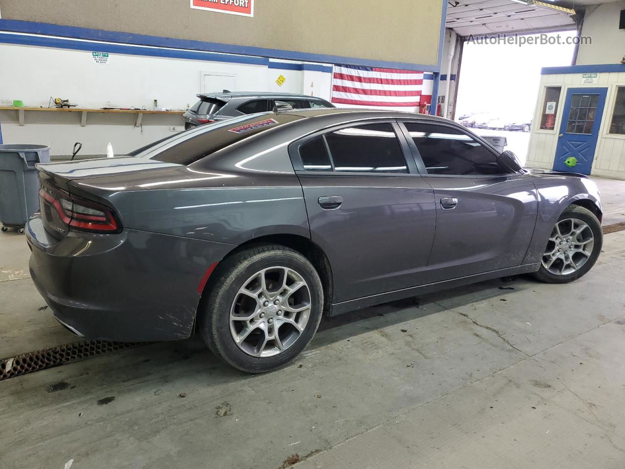 2017 Dodge Charger Sxt Gray vin: 2C3CDXJG2HH569806