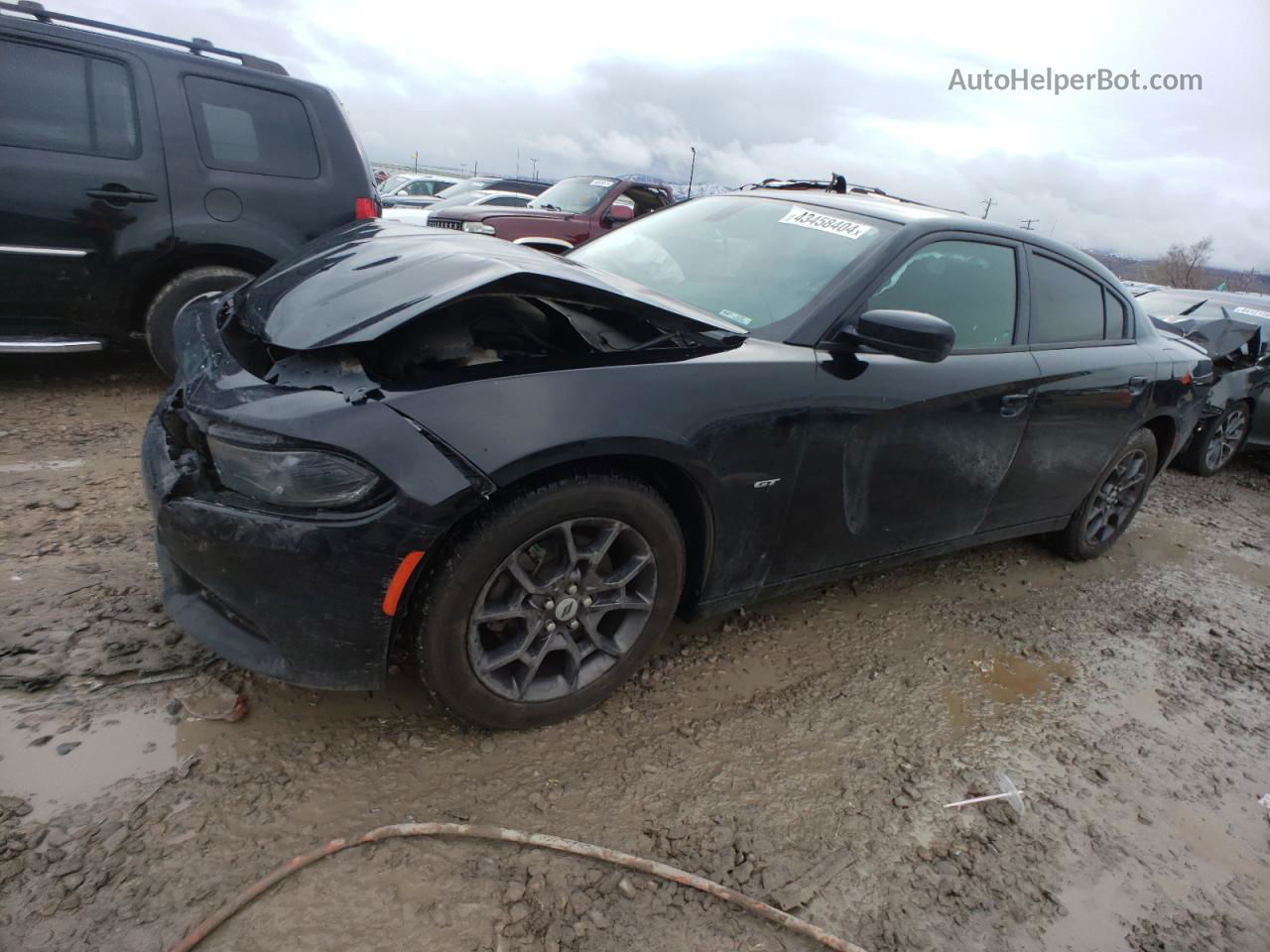 2018 Dodge Charger Gt Black vin: 2C3CDXJG2JH207528