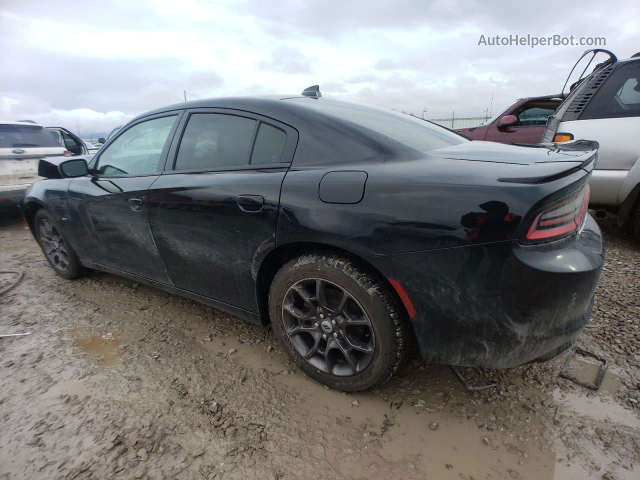 2018 Dodge Charger Gt Black vin: 2C3CDXJG2JH207528