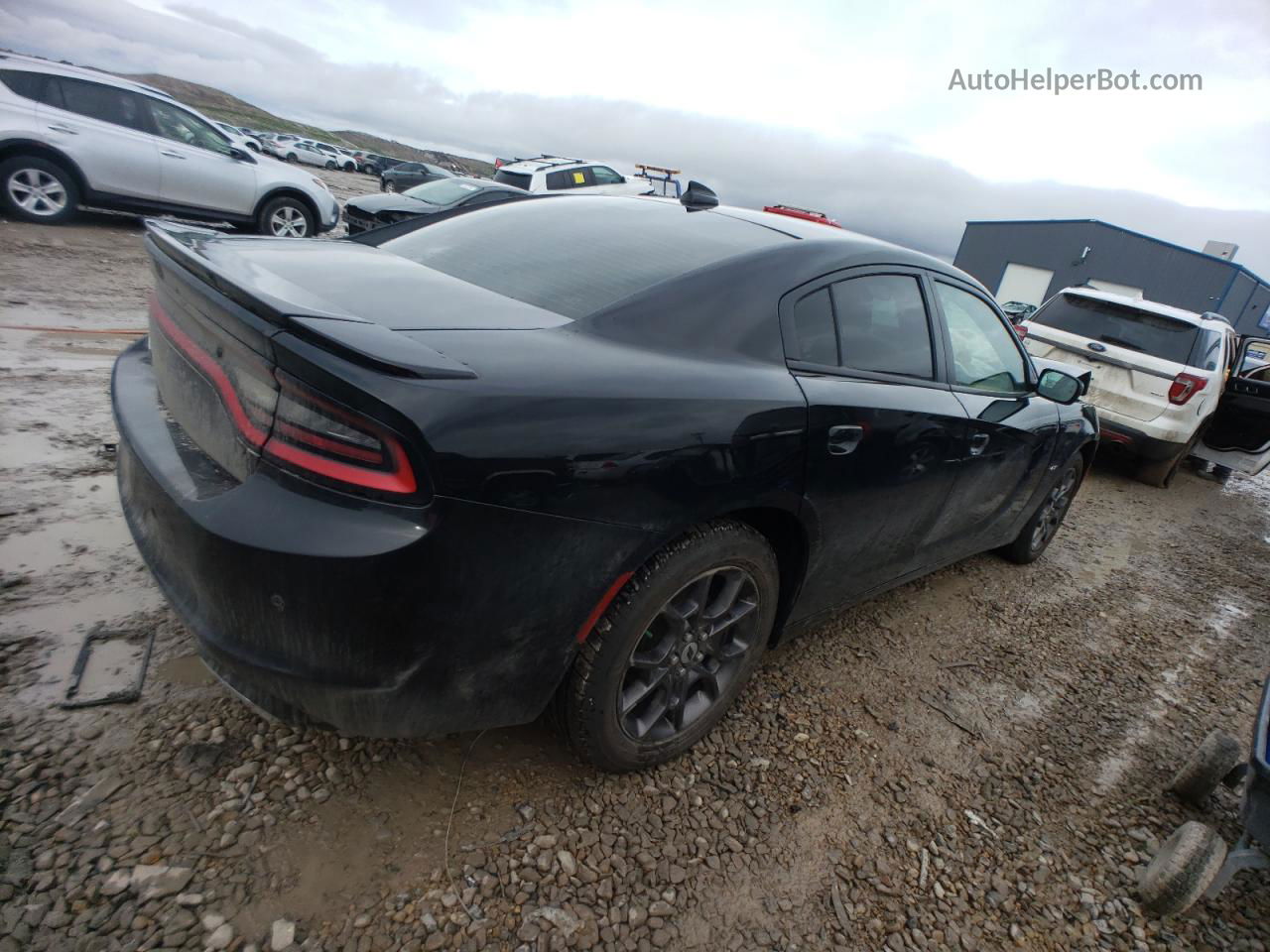 2018 Dodge Charger Gt Black vin: 2C3CDXJG2JH207528