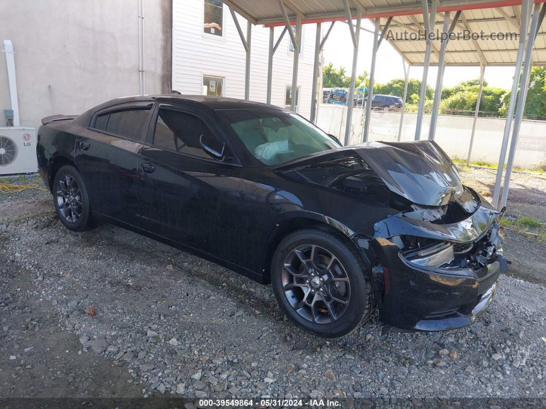 2018 Dodge Charger Gt Awd Black vin: 2C3CDXJG2JH207674