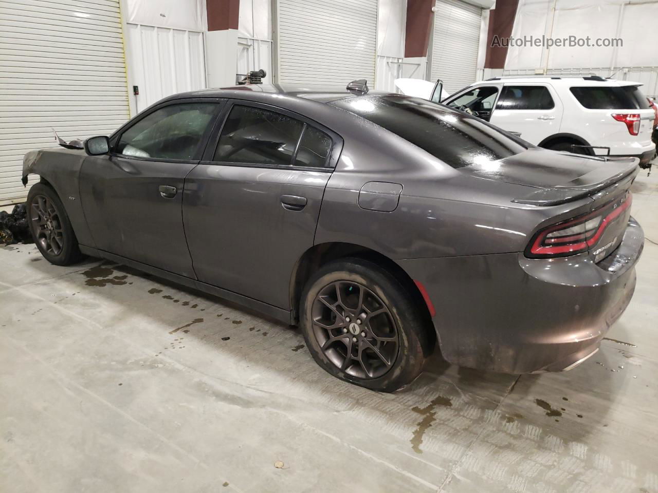 2018 Dodge Charger Gt Угольный vin: 2C3CDXJG2JH253571