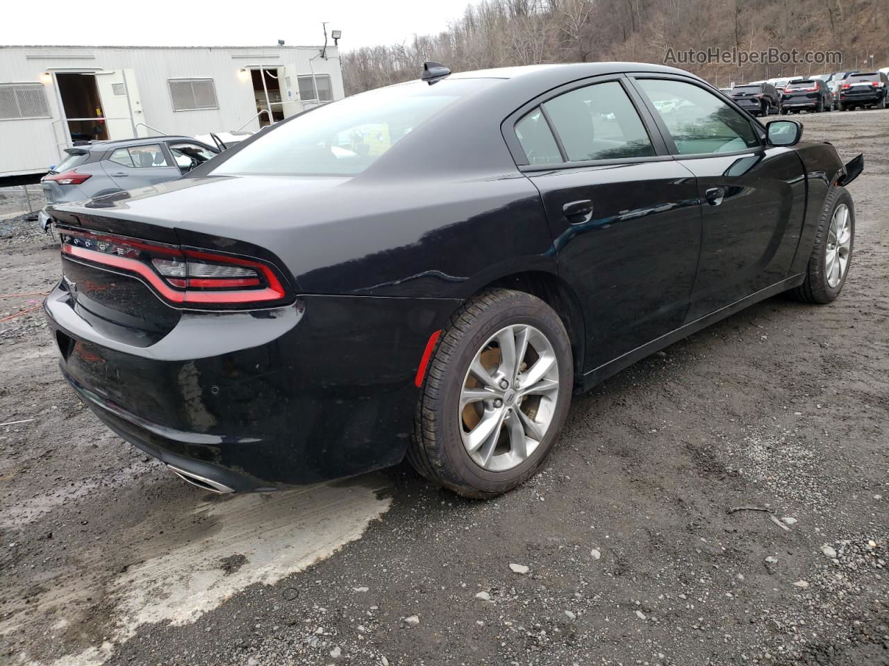 2021 Dodge Charger Sxt Black vin: 2C3CDXJG2MH679944