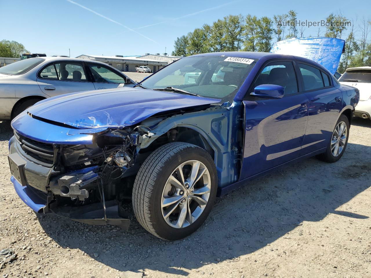 2021 Dodge Charger Sxt Blue vin: 2C3CDXJG2MH685145