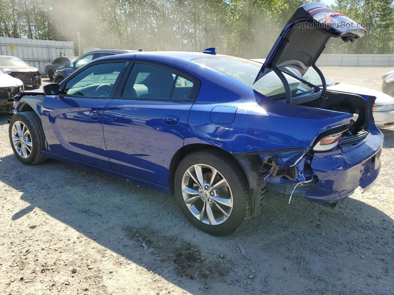 2021 Dodge Charger Sxt Blue vin: 2C3CDXJG2MH685145