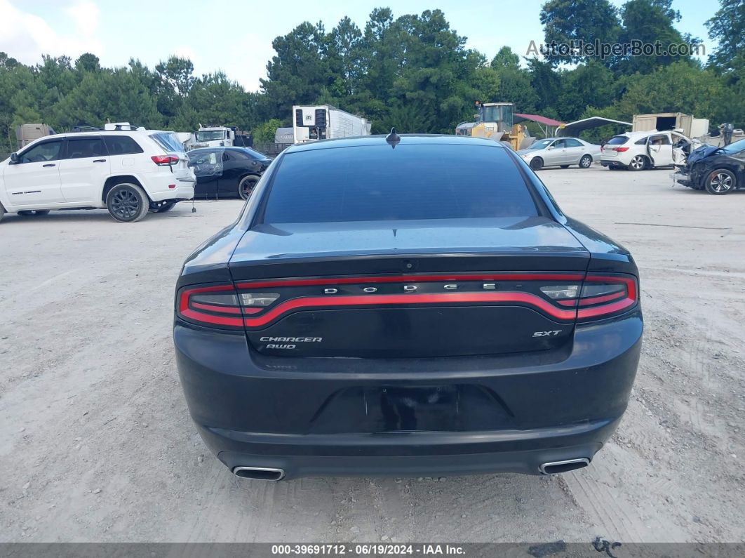 2016 Dodge Charger Sxt Black vin: 2C3CDXJG3GH242832