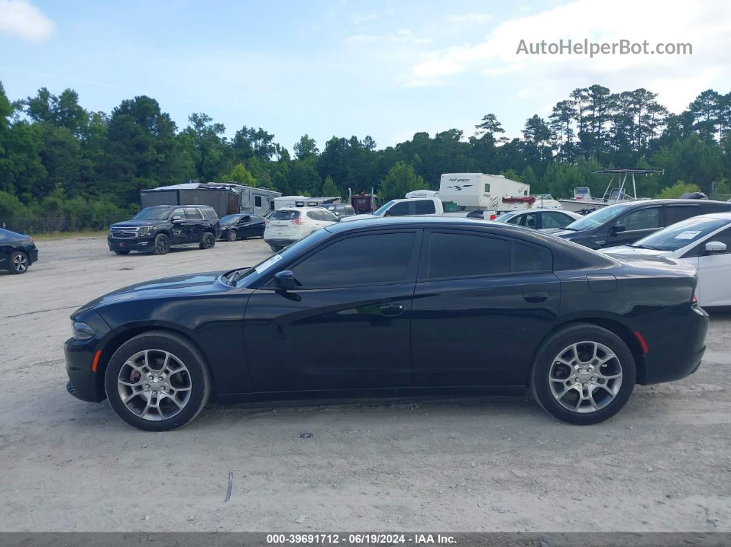 2016 Dodge Charger Sxt Black vin: 2C3CDXJG3GH242832