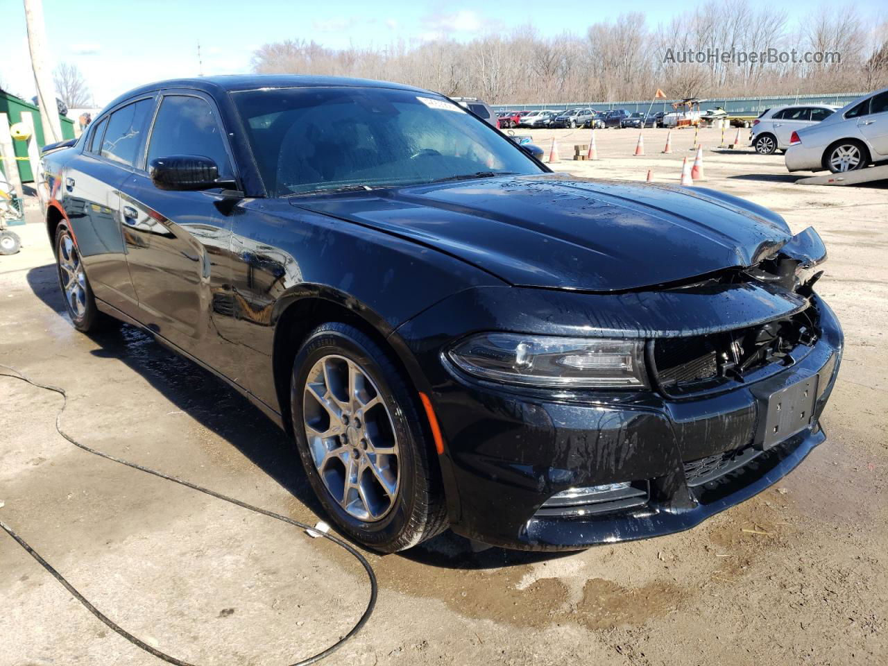 2016 Dodge Charger Sxt Black vin: 2C3CDXJG3GH286703