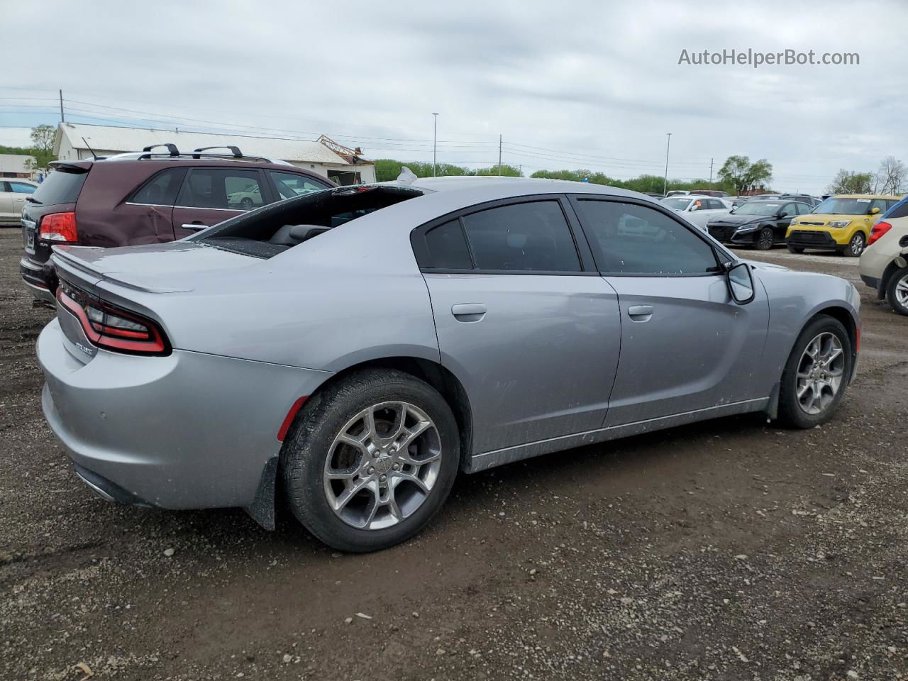 2016 Dodge Charger Sxt Gray vin: 2C3CDXJG3GH348116