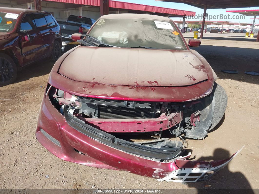 2017 Dodge Charger Sxt Awd Maroon vin: 2C3CDXJG3HH526270