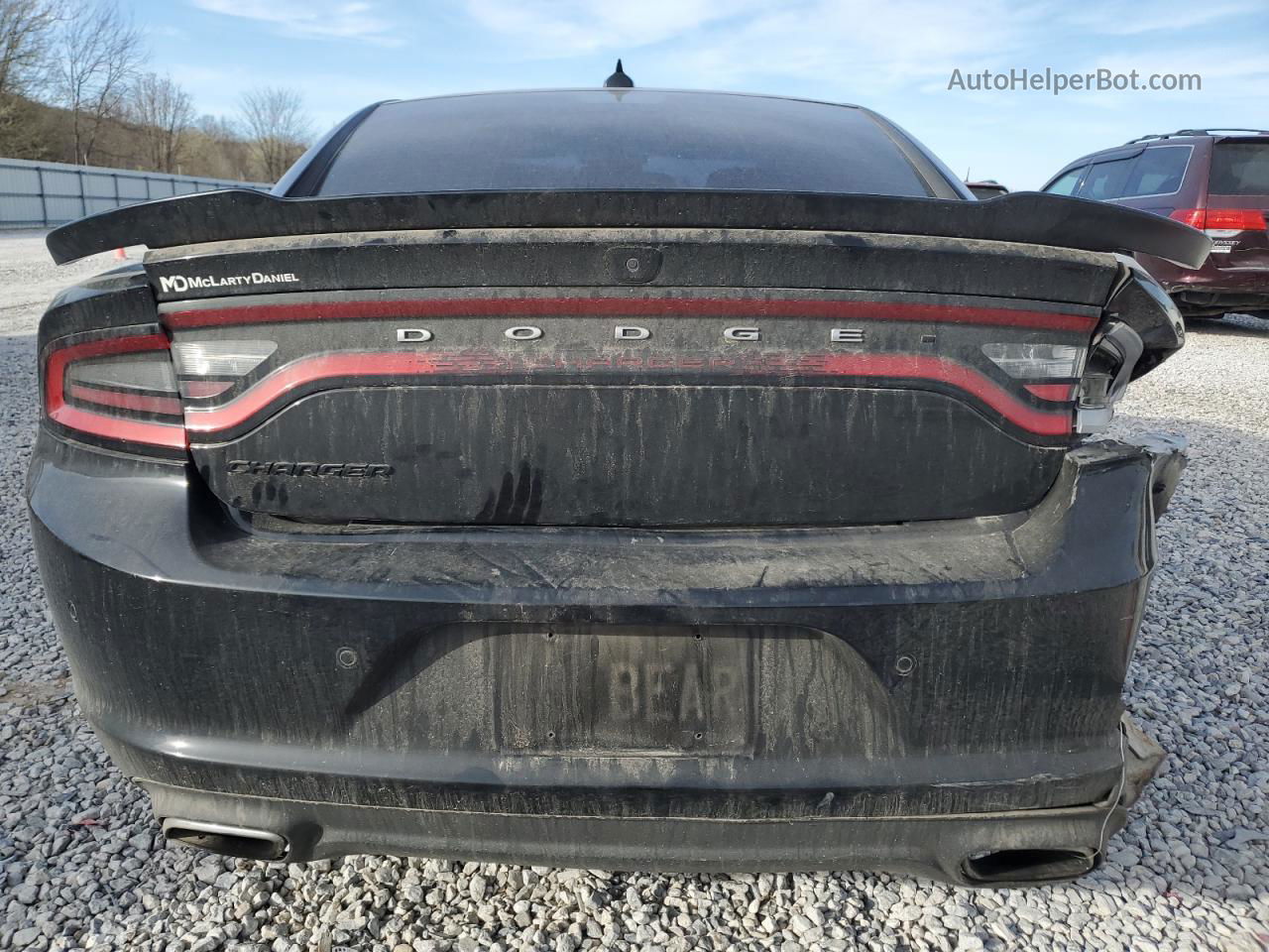 2017 Dodge Charger Sxt Black vin: 2C3CDXJG3HH630581